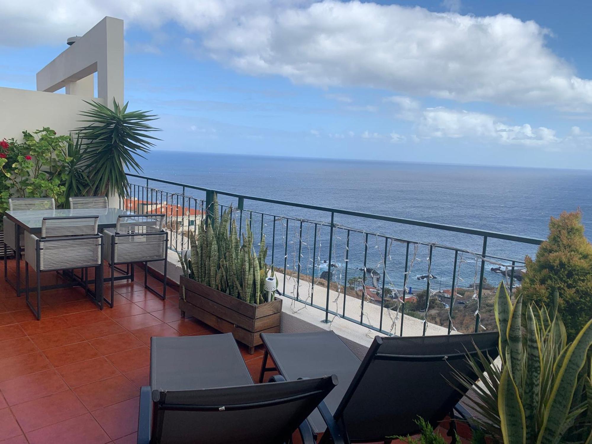 Oceanview Penthouse Apartment Canico  Luaran gambar